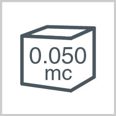 Volume: 0.050 mc