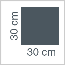 Sheet dimensions: 30 x 30 cm